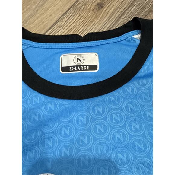 2022/23 Napoli Home Authentic Skin Fit EA7 3XL Fits US XL - Picture 6 of 12